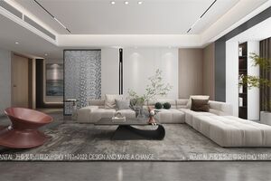 济宁瑞马晴洲128平现代简约风格装修效果图——让设计成就与众不同的家居环境
